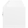 Muebles de pared 2 uds madera ingeniería blanco 75x18x16,5 cm by vidaXL, Shelves and shelves - Ref: Foro24-840430, Price: 31,...
