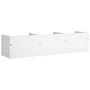 Wandmöbel 2 Stück aus weißem Ingenieurholz 75x18x16,5 cm von vidaXL, Regale und Regale - Ref: Foro24-840430, Preis: 31,05 €, ...