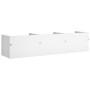 Wandmöbel 2 Stück aus weißem Ingenieurholz 75x18x16,5 cm von vidaXL, Regale und Regale - Ref: Foro24-840430, Preis: 31,46 €, ...