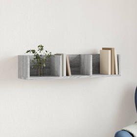 Wandregal aus grauem Sonoma-Ingenieurholz 75x18x16,5 cm von vidaXL, Regale und Regale - Ref: Foro24-840439, Preis: 23,73 €, R...