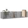 Wandregal aus grauem Sonoma-Ingenieurholz 75x18x16,5 cm von vidaXL, Regale und Regale - Ref: Foro24-840439, Preis: 23,73 €, R...