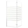 Mampara de ducha de vidrio templado a rayas 120x140 cm de vidaXL, Puertas de ducha - Ref: Foro24-146225, Precio: 178,17 €, De...