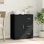 Aparador de madera de ingeniería negro 60x31x70 cm de vidaXL, Aparadores - Ref: Foro24-840472, Precio: 86,01 €, Descuento: %