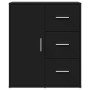 Schwarzer Schrank aus Holzwerkstoff 60x31x70 cm von vidaXL, Sideboards - Ref: Foro24-840472, Preis: 87,42 €, Rabatt: %