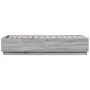 Estructura de cama madera de ingeniería gris Sonoma 90x200 cm de vidaXL, Camas y somieres - Ref: Foro24-3209728, Precio: 115,...