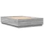 Sonoma-grauer Holzwerkstoff-Bettrahmen 160 x 200 cm von vidaXL, Betten und Lattenroste - Ref: Foro24-3209693, Preis: 157,70 €...