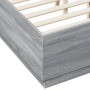 Sonoma-grauer Holzwerkstoff-Bettrahmen 135 x 190 cm von vidaXL, Betten und Lattenroste - Ref: Foro24-3209742, Preis: 148,29 €...