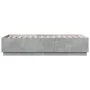 Concrete gray engineered wood bed frame 90x190 cm by vidaXL, Beds and slatted bases - Ref: Foro24-3209754, Price: 108,20 €, D...