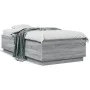 Estructura de cama madera de ingeniería gris Sonoma 75x190 cm de vidaXL, Camas y somieres - Ref: Foro24-3209763, Precio: 109,...