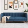 Zweiplätziges Sofa aus blauem Stoff. von vidaXL, Sofas - Ref: Foro24-372610, Preis: 292,15 €, Rabatt: %
