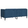 Sofá de 2 plazas tela azul by vidaXL, Sofas - Ref: Foro24-372610, Price: 297,70 €, Discount: %