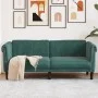 Zweisitzer-Sofa aus dunkelgrünem Samt von vidaXL, Sofas - Ref: Foro24-372577, Preis: 247,66 €, Rabatt: %