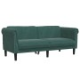 Sofá de 2 plazas terciopelo verde oscuro by vidaXL, Sofas - Ref: Foro24-372577, Price: 252,64 €, Discount: %