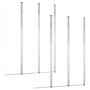 Duschabtrennungen 2 Stk. transparentes gehärtetes Glas 104x130 cm von vidaXL, Duschtüren - Ref: Foro24-146228, Preis: 245,63 ...