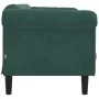 Zweisitzer-Sofa aus dunkelgrünem Samt von vidaXL, Sofas - Ref: Foro24-372577, Preis: 247,66 €, Rabatt: %