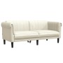 Zweisitzer-Sofa aus cremefarbenem Samt von vidaXL, Sofas - Ref: Foro24-372582, Preis: 272,95 €, Rabatt: %