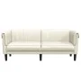 Zweisitzer-Sofa aus cremefarbenem Samt von vidaXL, Sofas - Ref: Foro24-372582, Preis: 269,73 €, Rabatt: %
