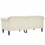 Zweisitzer-Sofa aus cremefarbenem Samt von vidaXL, Sofas - Ref: Foro24-372582, Preis: 272,95 €, Rabatt: %
