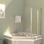 Duschabtrennungen 2 Stk. transparentes gehärtetes Glas 104x130 cm von vidaXL, Duschtüren - Ref: Foro24-146228, Preis: 245,63 ...