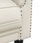 Zweisitzer-Sofa aus cremefarbenem Samt von vidaXL, Sofas - Ref: Foro24-372582, Preis: 272,95 €, Rabatt: %