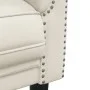 Zweisitzer-Sofa aus cremefarbenem Samt von vidaXL, Sofas - Ref: Foro24-372582, Preis: 269,73 €, Rabatt: %