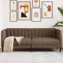 Zweiplätziges Sofa aus braunem Wildleder-Imitat von vidaXL, Sofas - Ref: Foro24-372612, Preis: 266,74 €, Rabatt: %