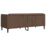 Zweiplätziges Sofa aus braunem Wildleder-Imitat von vidaXL, Sofas - Ref: Foro24-372612, Preis: 270,85 €, Rabatt: %