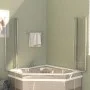 Shower screens 2 units clear tempered glass 104x130 cm by vidaXL, shower doors - Ref: Foro24-146228, Price: 241,26 €, Discoun...