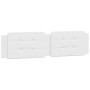 Bed frame with LED lights white PE leather 160x200 cm by vidaXL, Beds and slatted bases - Ref: Foro24-3214118, Price: 201,28 ...