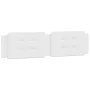Estructura de cama con luces LED cuero PE blanco 160x200 cm de vidaXL, Camas y somieres - Ref: Foro24-3214118, Precio: 220,06...