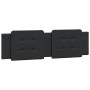 Estructura de cama con luz LED cuero sintético negro 180x200 cm de vidaXL, Camas y somieres - Ref: Foro24-3214124, Precio: 23...