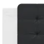 Bed frame with LED light PE leather white black 180x200 cm by vidaXL, Beds and slatted bases - Ref: Foro24-3214130, Price: 23...