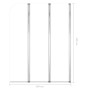 Duschabtrennungen 2 Stk. transparentes gehärtetes Glas 104x130 cm von vidaXL, Duschtüren - Ref: Foro24-146228, Preis: 245,63 ...