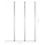 Shower screens 2 units clear tempered glass 104x130 cm by vidaXL, shower doors - Ref: Foro24-146228, Price: 241,26 €, Discoun...