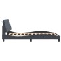 Dark gray velvet bed frame with headboard 120x200 cm by vidaXL, Beds and slatted bases - Ref: Foro24-3207912, Price: 166,79 €...