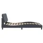 Dark gray velvet bed frame with headboard 120x200 cm by vidaXL, Beds and slatted bases - Ref: Foro24-3207912, Price: 174,46 €...