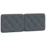 Estructura cama con cabecero terciopelo gris oscuro 120x200 cm de vidaXL, Camas y somieres - Ref: Foro24-3207912, Precio: 174...