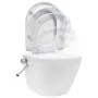 Spülrandloses Wand-WC mit weißer Keramik-Bidetfunktion von vidaXL, Badezimmer - Ref: Foro24-145781, Preis: 228,65 €, Rabatt: %