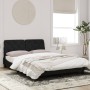 Estructura de cama con cabecero de terciopelo negro 140x190 cm de vidaXL, Camas y somieres - Ref: Foro24-3207919, Precio: 193...