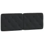 Estructura de cama con cabecero de terciopelo negro 140x200 cm de vidaXL, Camas y somieres - Ref: Foro24-3207925, Precio: 192...