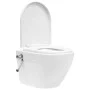 Spülrandloses Wand-WC mit weißer Keramik-Bidetfunktion von vidaXL, Badezimmer - Ref: Foro24-145781, Preis: 228,65 €, Rabatt: %