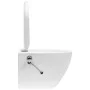 Spülrandloses Wand-WC mit weißer Keramik-Bidetfunktion von vidaXL, Badezimmer - Ref: Foro24-145781, Preis: 228,65 €, Rabatt: %