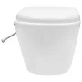 Spülrandloses Wand-WC mit weißer Keramik-Bidetfunktion von vidaXL, Badezimmer - Ref: Foro24-145781, Preis: 228,65 €, Rabatt: %