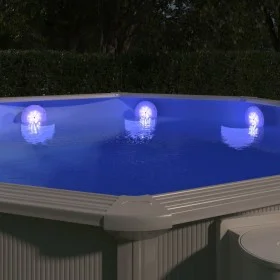 Floating submersible LED pool lamp with multicolor control by vidaXL, Pool and spa accessories - Ref: Foro24-92297, Price: 26...