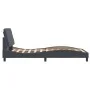 Estructura cama con luces LED terciopelo gris oscuro 100x200 cm de vidaXL, Camas y somieres - Ref: Foro24-3213838, Precio: 16...