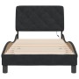 Black velvet bed frame with LED lights 90x200 cm by vidaXL, Beds and slatted bases - Ref: Foro24-3213833, Price: 166,47 €, Di...