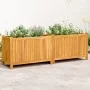 Jardinera con forro madera maciza de acacia 153x38,5x50 cm by vidaXL, Pots and planters - Ref: Foro24-366442, Price: 158,93 €...