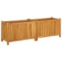 Blumenkasten mit massiver Akazienholzverkleidung 153x38,5x50 cm von vidaXL, Töpfe und Pflanzgefäße - Ref: Foro24-366442, Prei...