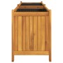 Jardinera con forro madera maciza de acacia 153x38,5x50 cm by vidaXL, Pots and planters - Ref: Foro24-366442, Price: 190,85 €...