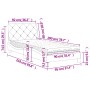 Bett mit hellgrauer Samtmatratze 90x200 cm von vidaXL, Betten und Lattenroste - Ref: Foro24-3208634, Preis: 267,75 €, Rabatt: %